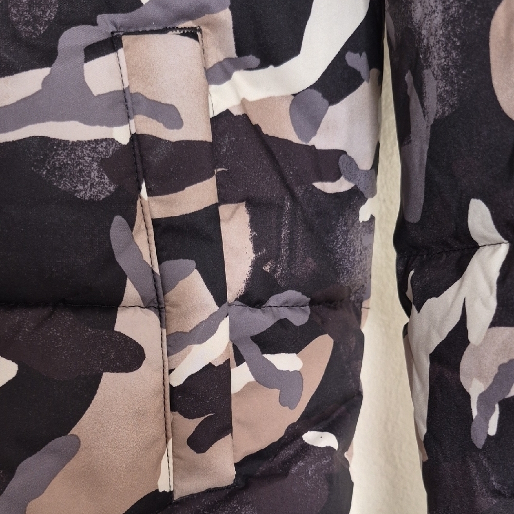 All in Motion Kids Puffer Jacket - Black, Gray, White Camo - Picture 6 of 13